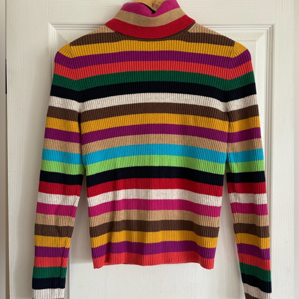 GAP striped turtleneck